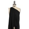 Famous Australian Designer Black Drapey Polyester Woven - Spiral | Mood Fabrics