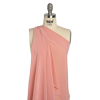 Famous Australian Designer Pink Viscose Crepe de Chine - Spiral | Mood Fabrics