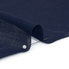 Famous Australian Designer Navy Lightweight Ramie Woven - Detail | Mood Fabrics