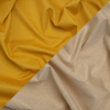 Famous Australian Designer Yellow, Beige and Metallic Gold Double Face Stretch Polyester Tricot | Mood Fabrics