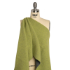 Italian Kiwi and Gray Brushed Wool Blend Double Cloth Twill Coating - Spiral | Mood Fabrics