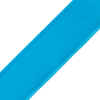 0.875 Turquoise Nylon Velvet Ribbon - Detail | Mood Fabrics