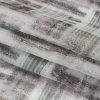Purple, Green and Gray Abstract Lightweight Linen and Silk Woven - Folded | Mood Fabrics