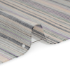 Famous Australian Designer Lilac, Mint and Beige Barcode Stripes Lightweight Linen and Cotton Woven - Detail | Mood Fabrics