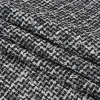 Black and White Acrylic and Polyester Boucle Tweed - Folded | Mood Fabrics