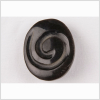 Black Horn Coat Button - 54L/34mm | Mood Fabrics
