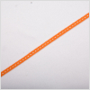 1/8 Orange Stitched Grosgrain Ribbon | Mood Fabrics