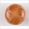 Lacquered Natural Leather Button - 40L/25mm | Mood Fabrics