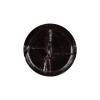 Antique Leather Button - 36L/23mm - Detail | Mood Fabrics