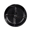 Black Leather Button - 45L/29mm - Detail | Mood Fabrics