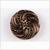 Copper Glass Button - 36L/23mm | Mood Fabrics