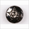Platinum Shaded Glass Button - 22L/14mm | Mood Fabrics