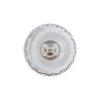 Crystal Half Matte Glass Button - 36L/23mm - Detail | Mood Fabrics