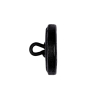 Black Leather Button - 36L/23mm - Folded | Mood Fabrics