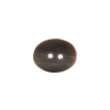 Oval Horn Button - 32L/20mm - Detail | Mood Fabrics