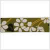 Pea/Cream/Mustard/Black French Jacquard Ribbon | Mood Fabrics