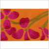Orange/Fuchsia/Green French Jacquard Ribbon - Detail | Mood Fabrics