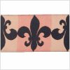 1.5 Rust Combo/Black French Jacquard Ribbon - Detail | Mood Fabrics