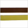 1 Green/Brown Reversible Ribbon | Mood Fabrics