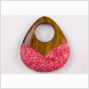 Dark Wood/Pink Wood Pendant | Mood Fabrics
