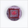 Fuchsia/Orchid Snakeskin Button - 80L/50.8mm | Mood Fabrics