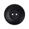 Black Half Matte Glass Button - 44L/28mm - Detail | Mood Fabrics