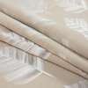 British Imported Oyster Leafy Jacquard - Folded | Mood Fabrics