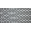 British Imported Steel Canvas with Stitched Geometric Design - Full | Mood Fabrics