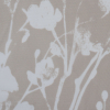 British Imported Otter Abstract Floral Organza - Detail | Mood Fabrics