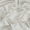 British Imported Ivory Textured Jacquard | Mood Fabrics