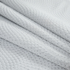 British Imported Silver Textured Jacquard - Folded | Mood Fabrics