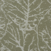 British Imported Fern Satin-Faced Jacquard with Overlapping Leaves - Detail | Mood Fabrics