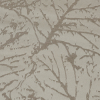 British Imported Wheat Satin-Faced Jacquard with Overlapping Leaves - Detail | Mood Fabrics