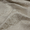British Imported Wheat Satin-Faced Crackled Jacquard - Detail | Mood Fabrics