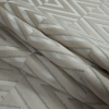British Imported Spa Zig Zag Satin-Faced Jacquard - Folded | Mood Fabrics