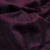 British Imported Magenta Herringbone Chenille - Detail | Mood Fabrics