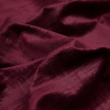British Imported Berry Embossed Textured Velvet - Detail | Mood Fabrics
