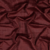 British Imported Claret Embossed Textured Velvet | Mood Fabrics