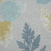 British Imported Indigo Foliage Printed Cotton Canvas - Detail | Mood Fabrics