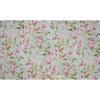 British Imported Magenta Watercolor Foliage Printed Cotton Canvas - Full | Mood Fabrics