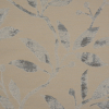 British Imported Fawn Foliage Jacquard - Detail | Mood Fabrics