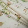 British Imported Hare Printed Cotton Canvas - Folded | Mood Fabrics