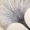 British Imported Denim Floral Polyester Jacquard - Detail | Mood Fabrics