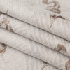 British Imported Biscuit Stork Tweed - Folded | Mood Fabrics