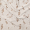 British Imported Biscuit Stork Tweed | Mood Fabrics