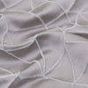 British Imported Slate Stained Glass Satin-Faced Jacquard - Detail | Mood Fabrics
