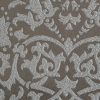 British Slate Damask Satin Brocade - Detail | Mood Fabrics