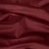 British Imported Claret Short Piled Patterned Velvet - Detail | Mood Fabrics