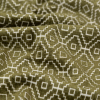 British Imported Fern Geometric Chenille Jacquard - Detail | Mood Fabrics