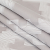 British Imported Fog Satin-Faced Geometric Jacquard - Folded | Mood Fabrics